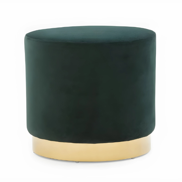 Velvet Ottoman Pouf
